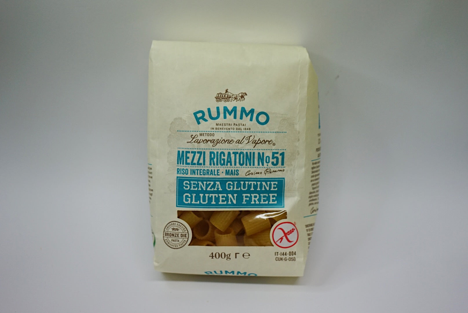 Mezzi Rigatoni Senza Glutine
